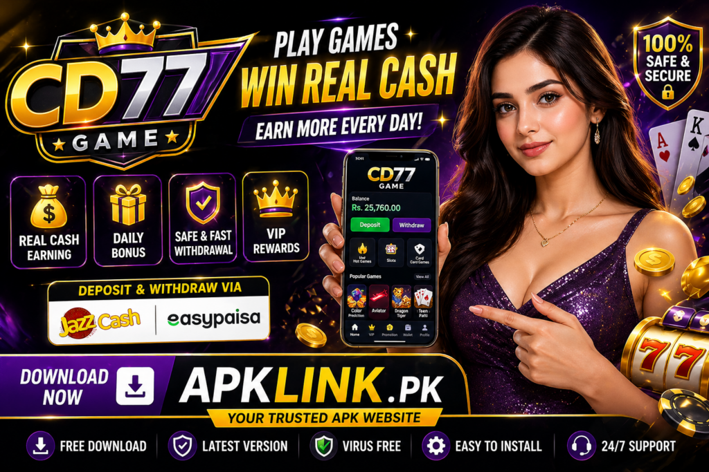 Cd77 Game Download Pakistan 2026 - Best Earning Game APK