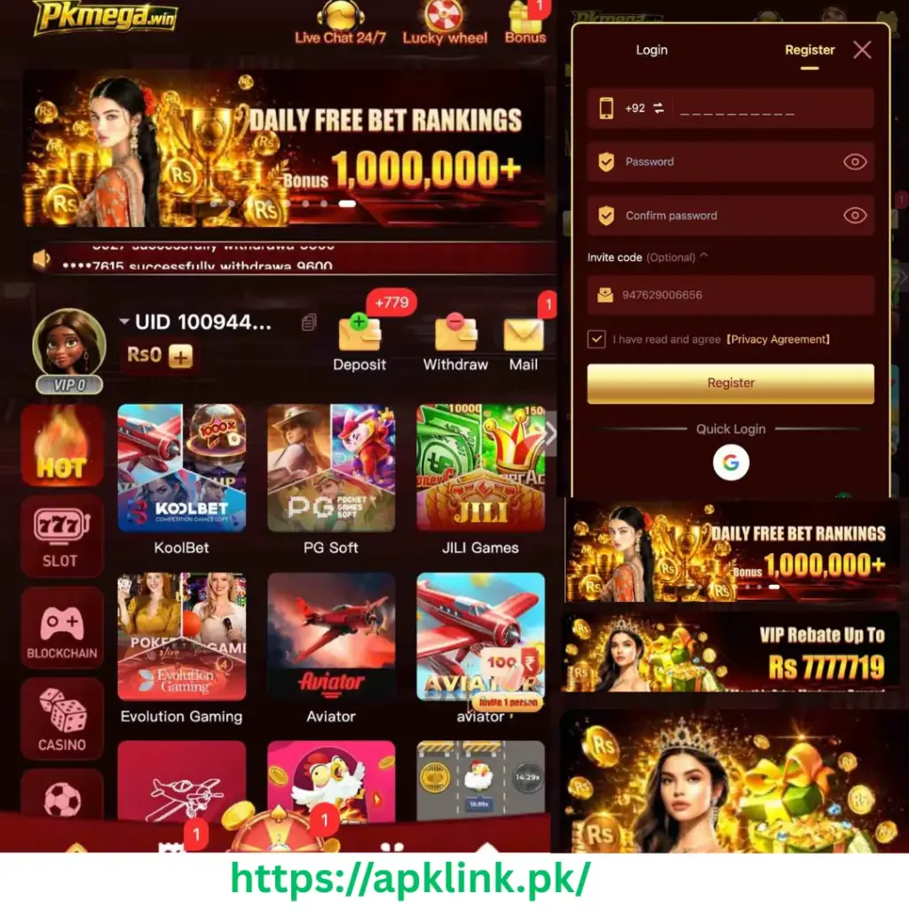 Pk Mega Game Download 2026 - Real Earning Game APK Pakistan