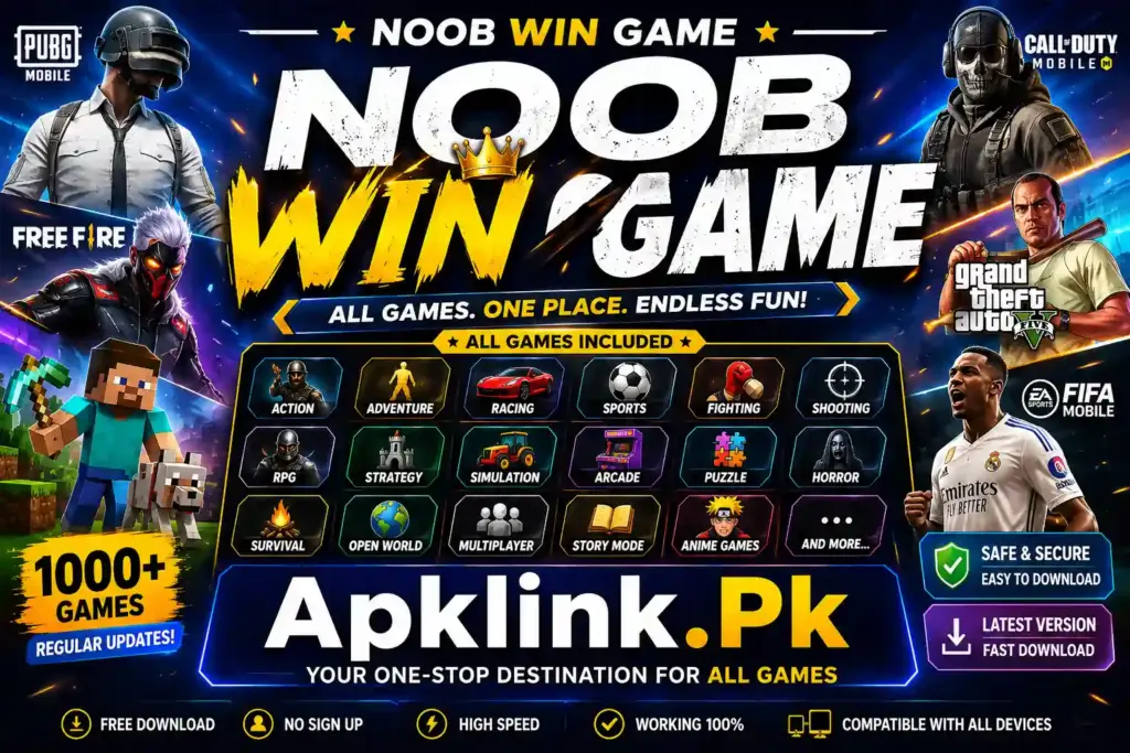 Noob Win Game Download APK Pakistan 2026 - Real Cash Earning Game