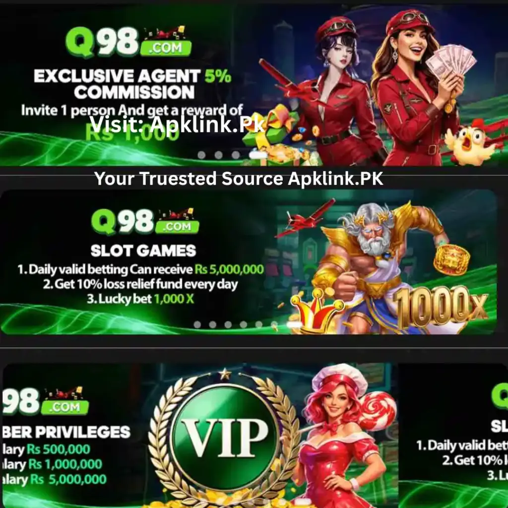Q98 Game APK Download - Real Cash Earning App in Pakistan 2026