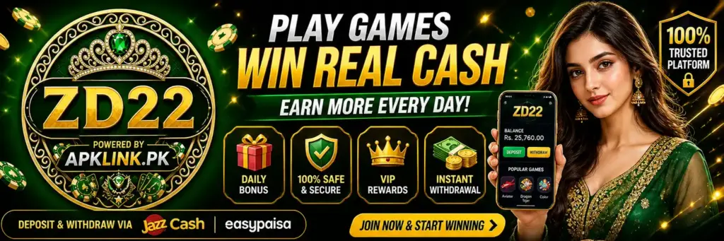 ZD22 Game Download Pakistan - Real Earning Game 2026