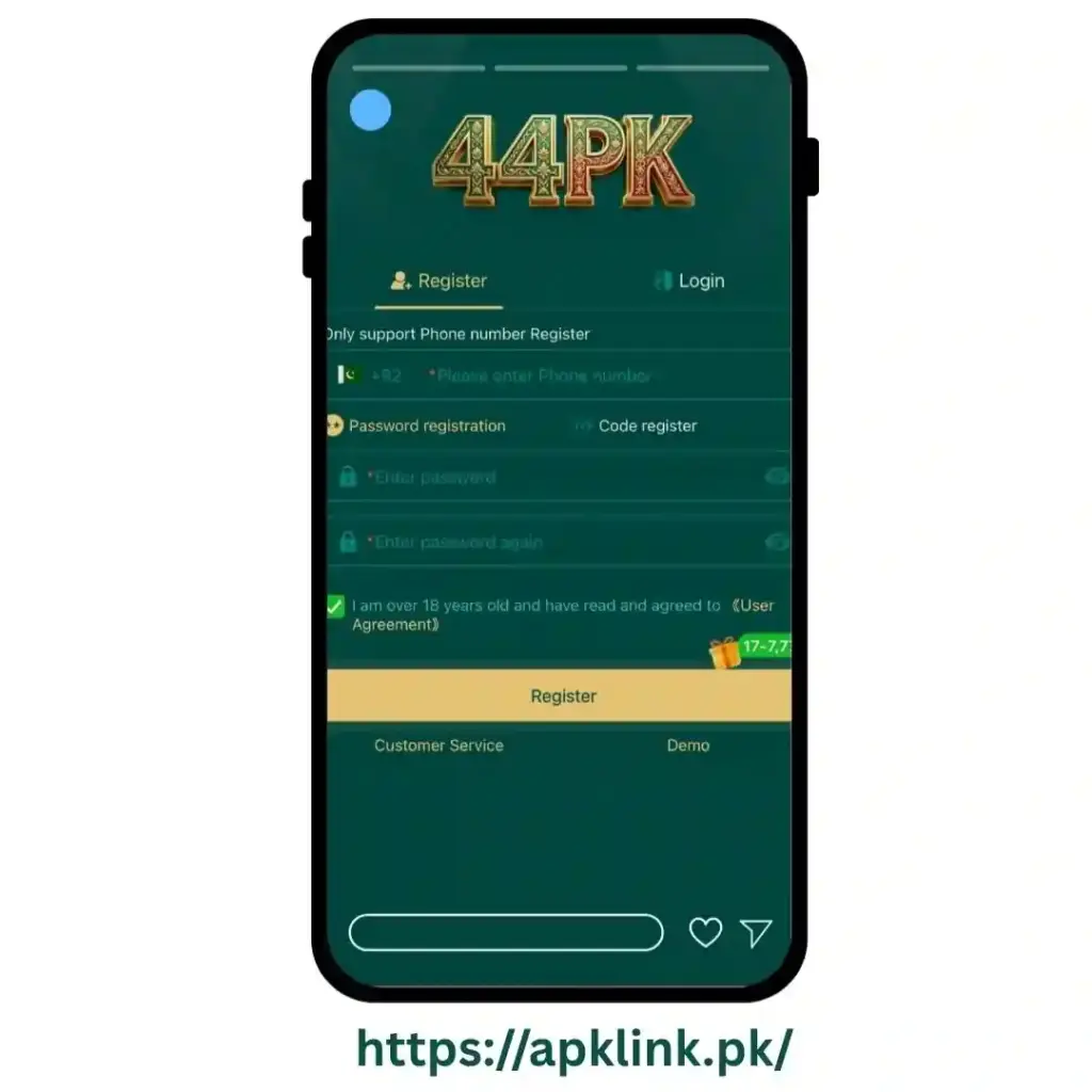 44Pak-Game-Registration-Login-Process