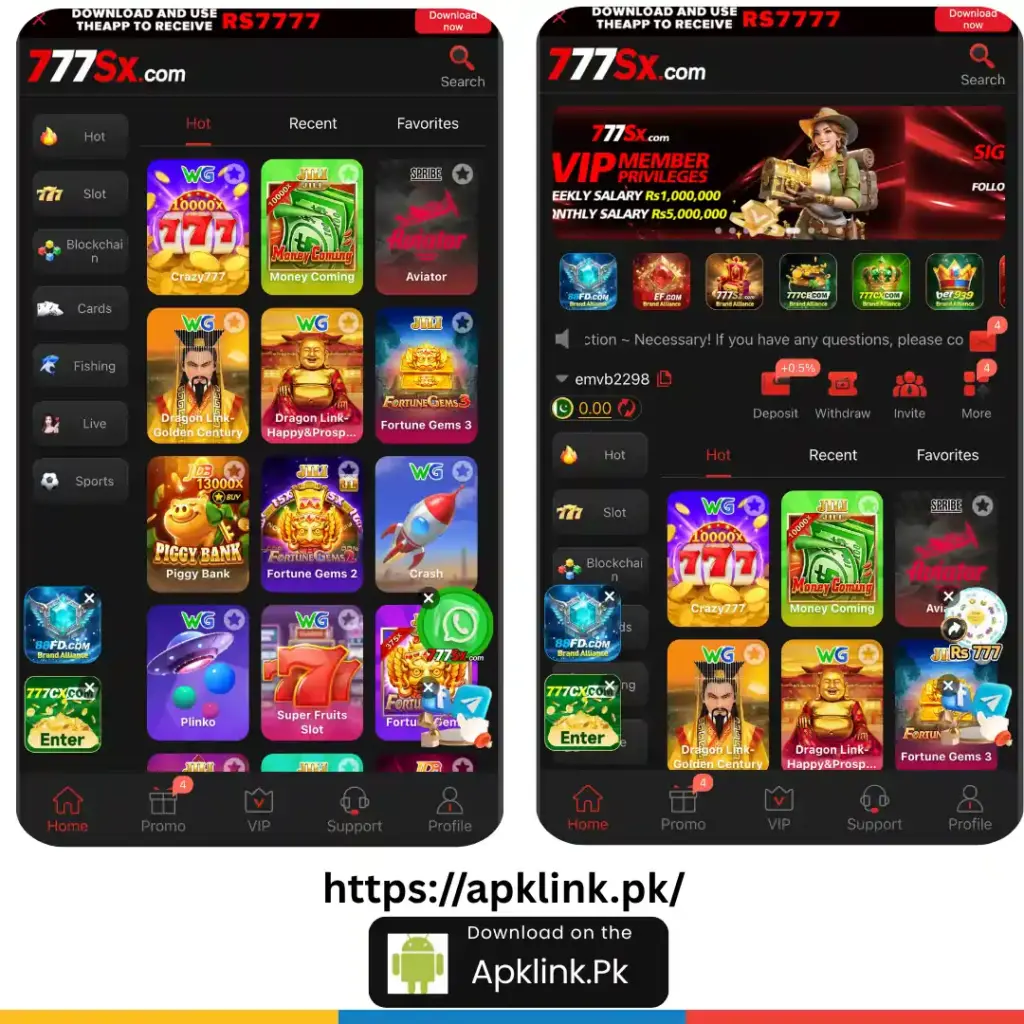777SX Game Download 2026 - Real Online Cash Earning Game App of Pakistan