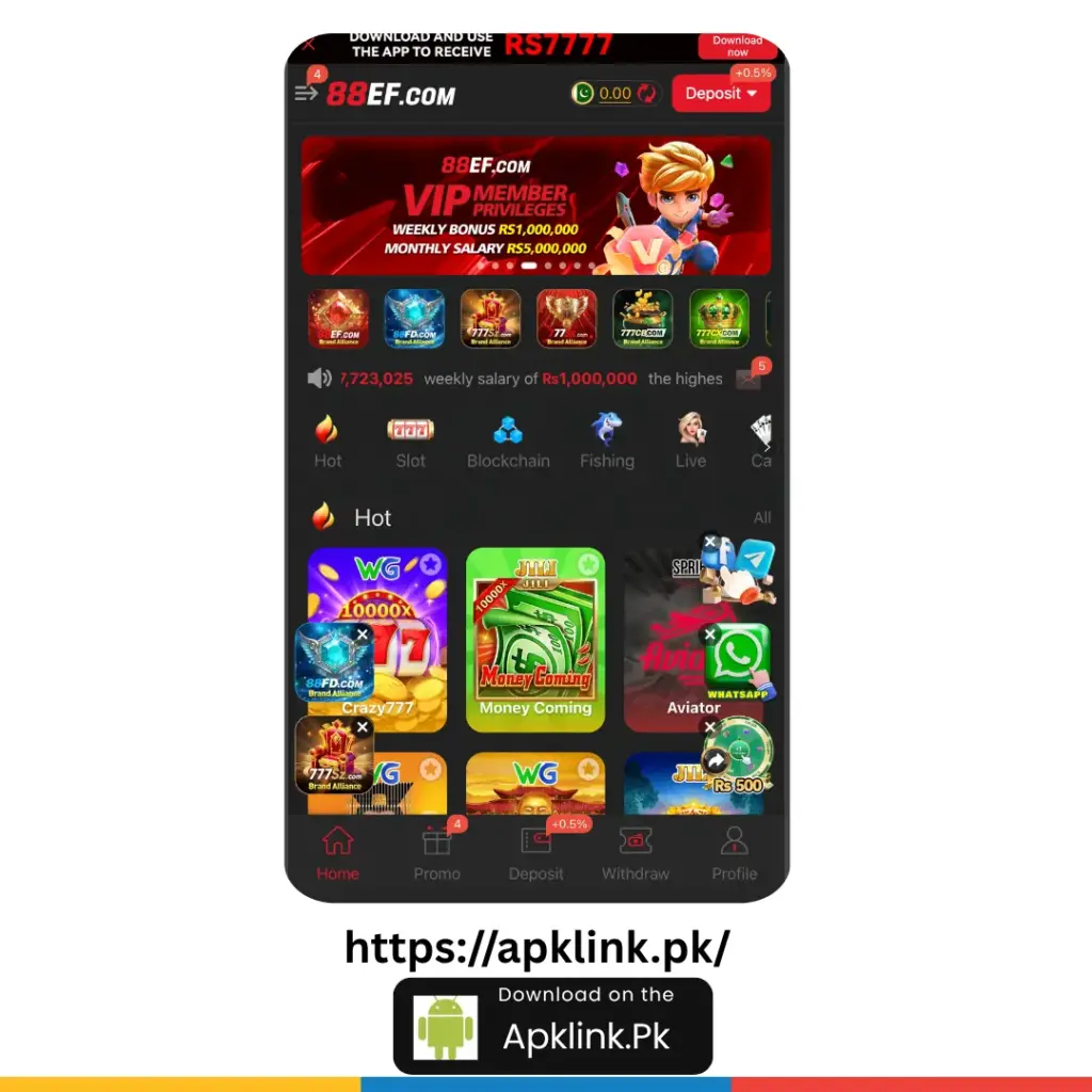 88EF Game Download Pakistan 2026 – Real Online Earning Game App