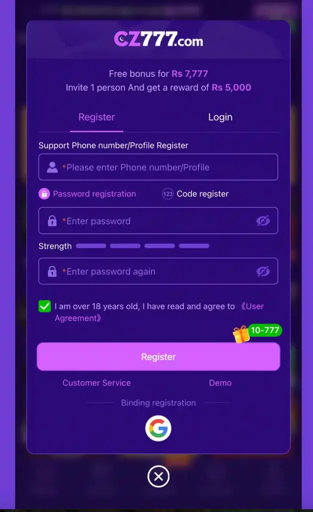 Creating an Account