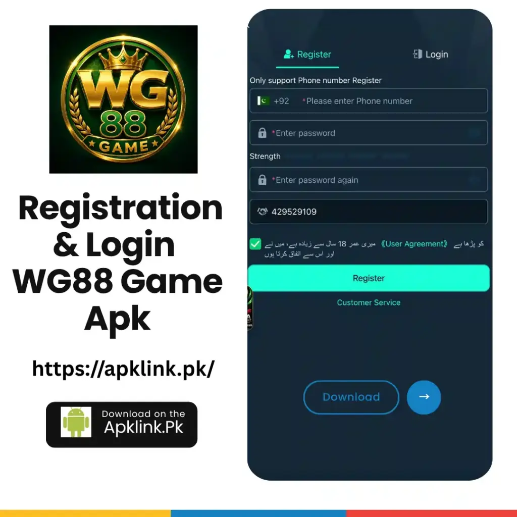 Registration-Login-WG88-Game
