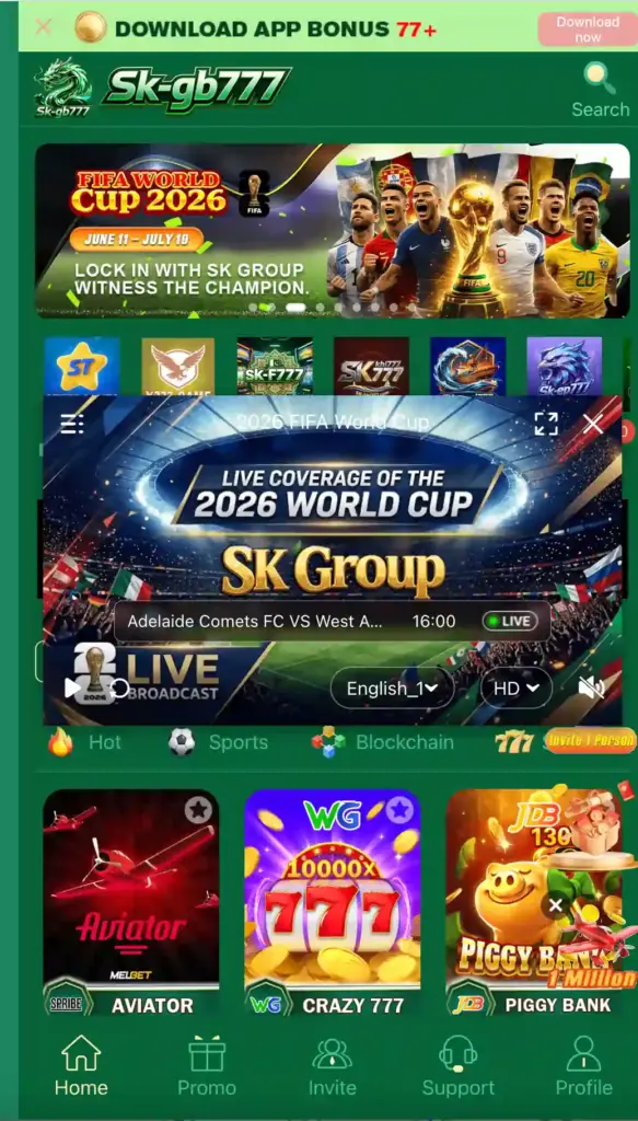 SK-GB777 Game Download Pakistan 2026 - New Earning Game APK